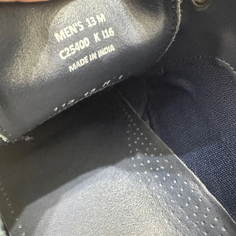 Cole Haan Men's Oxford Shoes 13 M Driftwood Gray Leather Cap‎ Toe C25400 Good